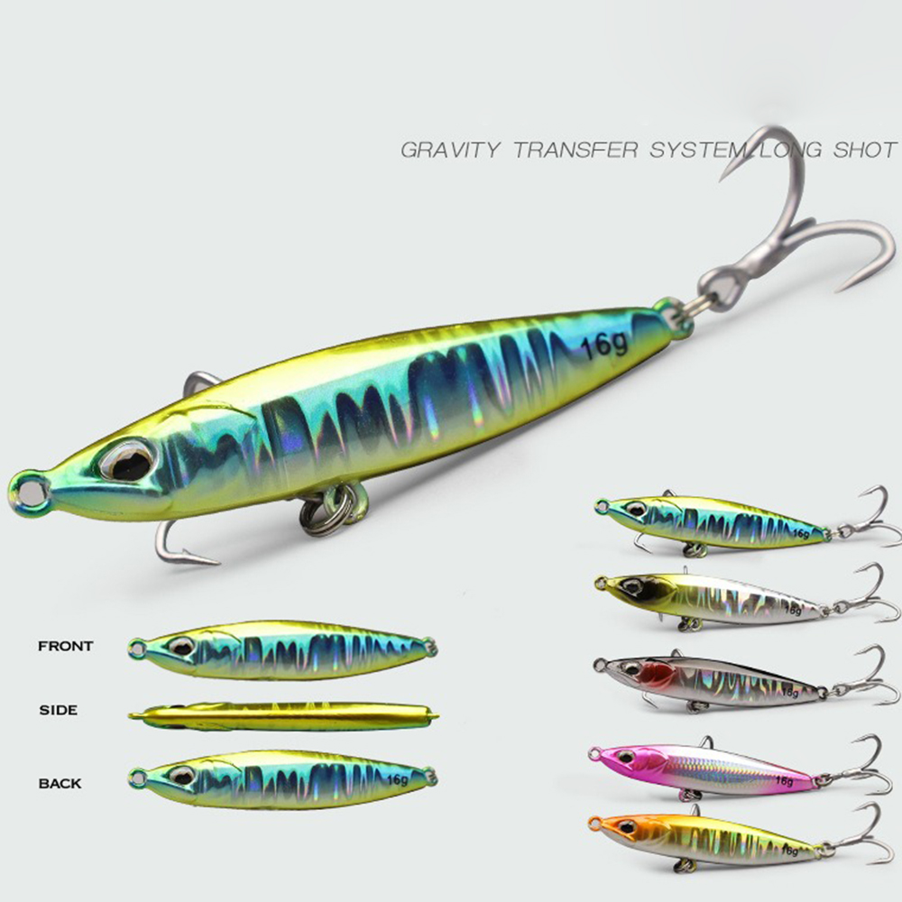 Fishing Hook Treble - Umpan Pancing Jig Logam 9g 16g
