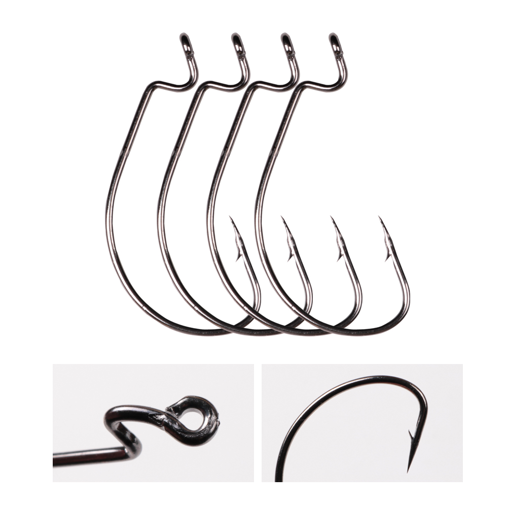 LUSHAZER 10 Buah/Lot Kail Panc - Fishing Hook Assortment ulasan dan harga