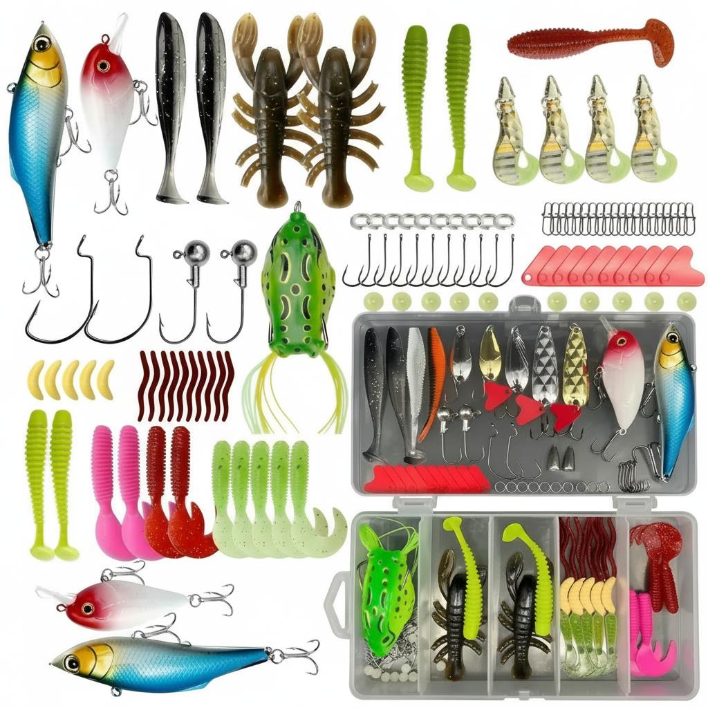 133Pcs Kotak Perlengkapan Panc - Fishing Hook Box ulasan dan harga