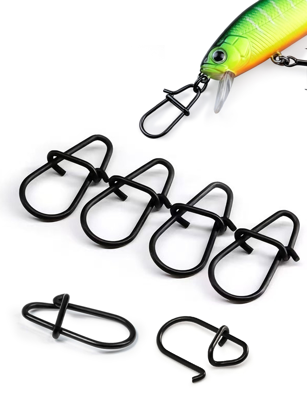 GOBAIT 100Pcs Konektor Putar B - Fishing Hook Offset ulasan dan harga