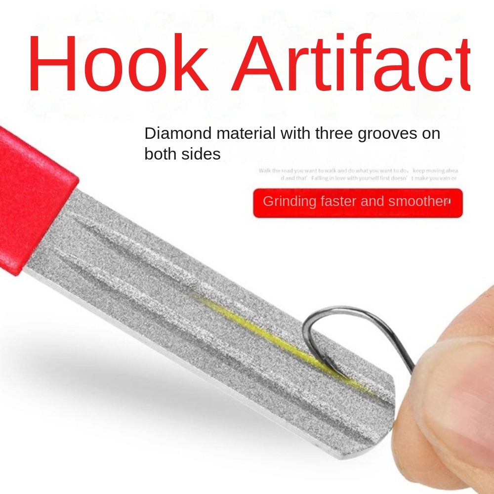2 Buah Pengasah Mata Kail Panc - Fishing Hook Sharpener ulasan dan harga