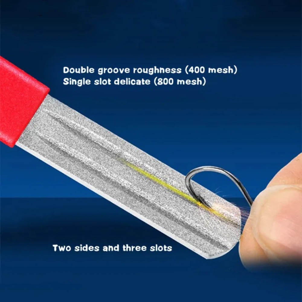 2 Buah Pengasah Mata Kail Panc - Fishing Hook Sharpener ulasan dan harga